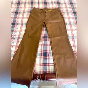 Target Pleather Brown Pants